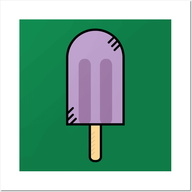 Cute Ice Cream - Icon Wall Art by Lionti_design